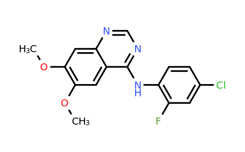 CAS 690206-97-4 | 4-quinazolinamine, n-(4-chloro-2-fluorophenyl)-6,7-dimethoxy-