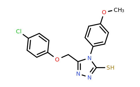 CAS 69026-64-8 | 5-[(4-chlorophenoxy)methyl]-4-(4-methoxyphenyl)-4H-1,2,4-triazole-3-thiol