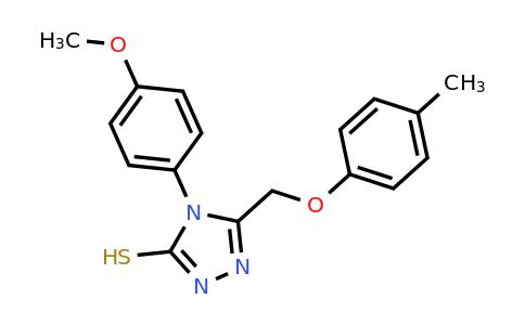 CAS 69026-68-2 | 4-(4-methoxyphenyl)-5-[(4-methylphenoxy)methyl]-4H-1,2,4-triazole-3-thiol
