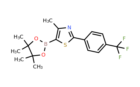 CAS 690631-96-0 | 4-Methyl-5-(4,4,5,5-tetramethyl-1,3,2-dioxaborolan-2-YL)-2-[4-(trifluoromethyl)phenyl]-1,3-thiazole