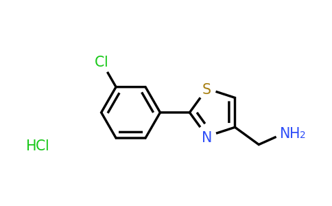 CAS 690632-12-3 | [2-(3-Chlorophenyl)-1,3-thiazol-4-YL]methanamine hydrochloride