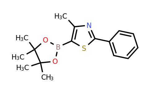 CAS 690632-24-7 | 4-Methyl-2-phenyl-5-(4,4,5,5-tetramethyl-1,3,2-dioxaborolan-2-YL)-1,3-thiazole