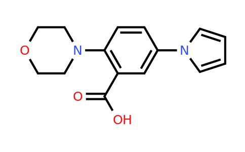 CAS 690632-76-9 | 2-Morpholino-5-(1H-pyrrol-1-yl)benzoic acid
