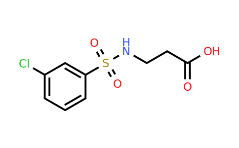 CAS 690646-02-7 | 3-(3-Chlorophenylsulfonamido)propanoic acid