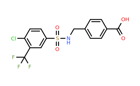 CAS 690646-04-9 | 4-((4-Chloro-3-(trifluoromethyl)phenylsulfonamido)methyl)benzoic acid