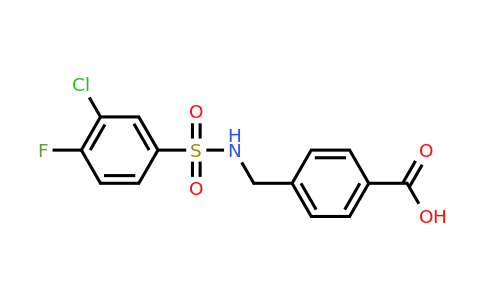 CAS 690646-06-1 | 4-((3-Chloro-4-fluorophenylsulfonamido)-methyl)benzoic acid