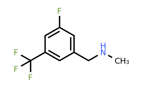 CAS 690653-23-7 | 1-(3-Fluoro-5-(trifluoromethyl)phenyl)-N-methylmethanamine