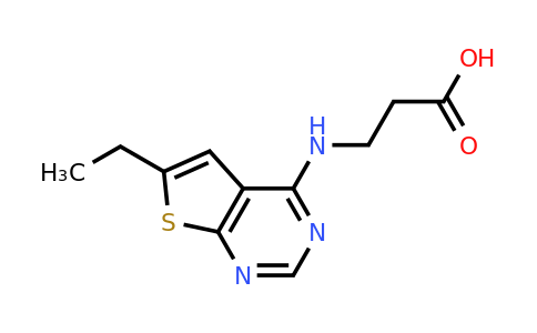 CAS 690702-08-0 | 3-({6-ethylthieno[2,3-d]pyrimidin-4-yl}amino)propanoic acid