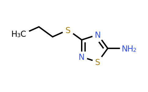 CAS 6913-15-1 | 3-(propylsulfanyl)-1,2,4-thiadiazol-5-amine