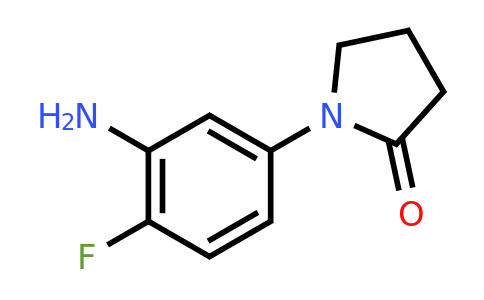 CAS 69131-57-3 | 1-(3-Amino-4-fluorophenyl)pyrrolidin-2-one