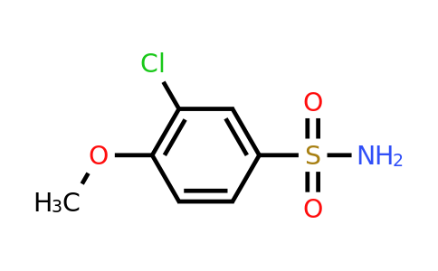 CAS 69173-20-2 | 3-Chloro-4-methoxybenzene sulfonamide