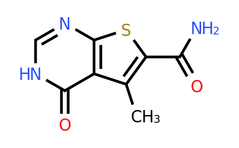 CAS 691862-37-0 | 5-Methyl-4-oxo-3H,4H-thieno[2,3-d]pyrimidine-6-carboxamide