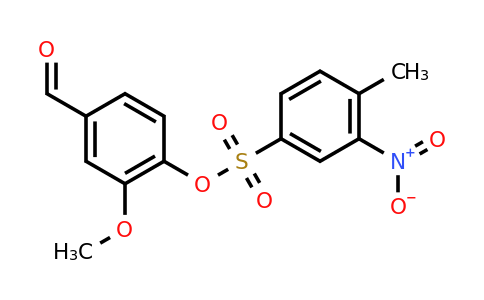 CAS 692261-49-7 | 4-formyl-2-methoxyphenyl 4-methyl-3-nitrobenzene-1-sulfonate