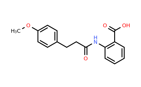 CAS 692281-53-1 | 2-[3-(4-methoxyphenyl)propanamido]benzoic acid