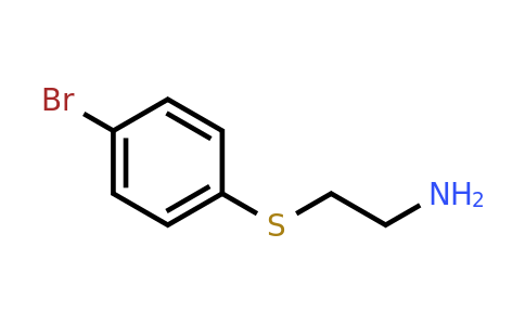 CAS 69326-62-1 | 2-((4-Bromophenyl)thio)ethanamine