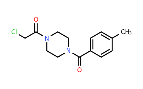CAS 693790-62-4 | 2-Chloro-1-[4-(4-methylbenzoyl)piperazin-1-yl]ethan-1-one