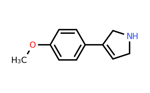 CAS 694434-08-7 | 3-(4-methoxyphenyl)-2,5-dihydro-1H-pyrrole