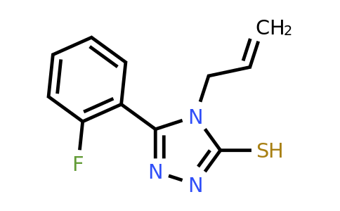 CAS 694461-61-5 | 5-(2-fluorophenyl)-4-(prop-2-en-1-yl)-4H-1,2,4-triazole-3-thiol