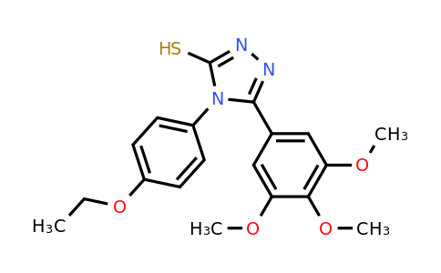 CAS 694464-07-8 | 4-(4-ethoxyphenyl)-5-(3,4,5-trimethoxyphenyl)-4H-1,2,4-triazole-3-thiol