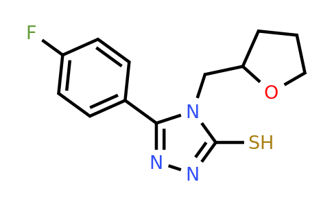CAS 694465-31-1 | 5-(4-fluorophenyl)-4-[(oxolan-2-yl)methyl]-4H-1,2,4-triazole-3-thiol