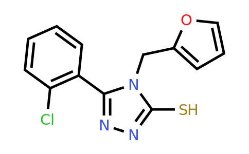 CAS 694469-41-5 | 5-(2-chlorophenyl)-4-[(furan-2-yl)methyl]-4H-1,2,4-triazole-3-thiol