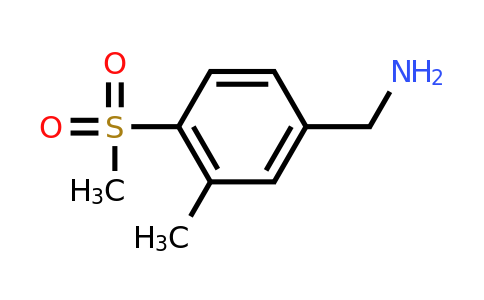 CAS 694481-22-6 | (4-methanesulfonyl-3-methylphenyl)methanamine