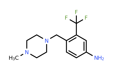 CAS 694499-26-8 | 4-[(4-methylpiperazin-1-yl)methyl]-3-(trifluoromethyl)aniline
