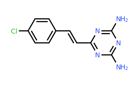 CAS 6945-57-9 | 6-(4-Chlorostyryl)-1,3,5-triazine-2,4-diamine