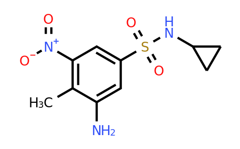 CAS 695204-63-8 | 3-Amino-N-cyclopropyl-4-methyl-5-nitrobenzenesulfonamide