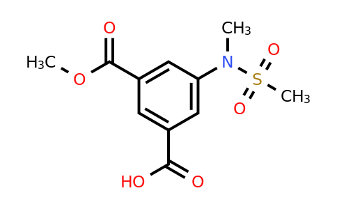 CAS 695215-94-2 | 3-(Methoxycarbonyl)-5-(N-methylmethylsulfonamido)benzoic acid