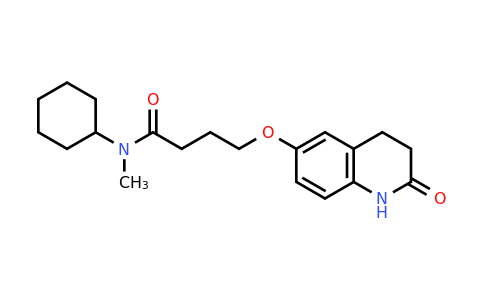 CAS 69592-33-2 | N-Cyclohexyl-N-methyl-4-((2-oxo-1,2,3,4-tetrahydroquinolin-6-yl)oxy)butanamide