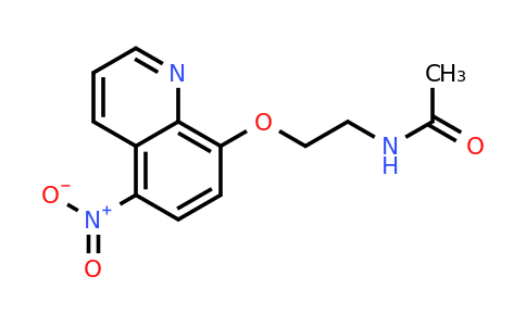 CAS 696607-18-8 | N-(2-((5-Nitroquinolin-8-yl)oxy)ethyl)acetamide