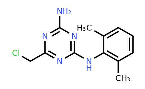 CAS 696621-60-0 | 6-(Chloromethyl)-N2-(2,6-dimethylphenyl)-1,3,5-triazine-2,4-diamine