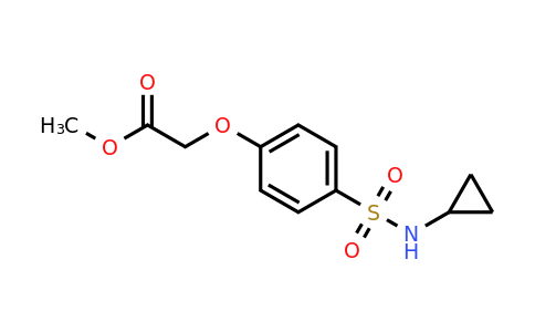 CAS 696632-85-6 | Methyl 2-(4-(N-cyclopropylsulfamoyl)phenoxy)acetate
