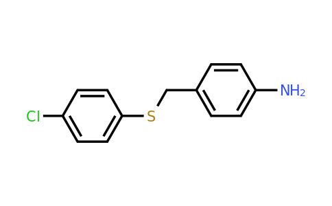 CAS 6969-14-8 | 4-(((4-Chlorophenyl)thio)methyl)aniline