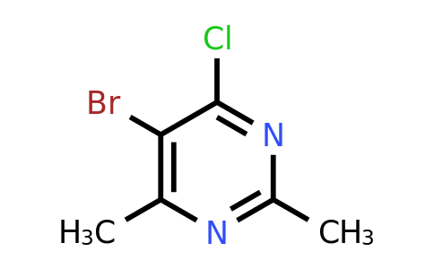 CAS 69696-35-1 | 5-Bromo-4-chloro-2,6-dimethylpyrimidine