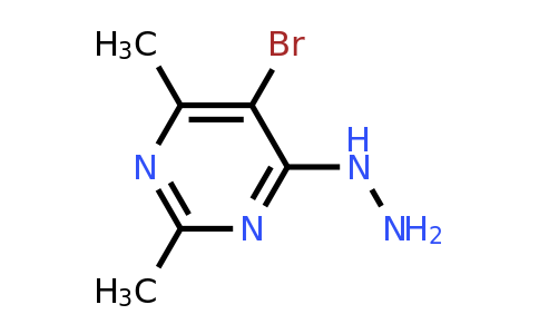 CAS 69696-36-2 | 5-Bromo-4-hydrazinyl-2,6-dimethylpyrimidine