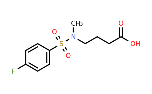 CAS 697229-51-9 | 4-(N-methyl4-fluorobenzenesulfonamido)butanoic acid