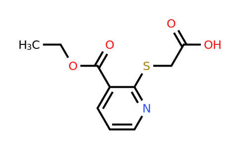 2-{[3-(ethoxycarbonyl)pyridin-2-yl]sulfanyl}acetic acid