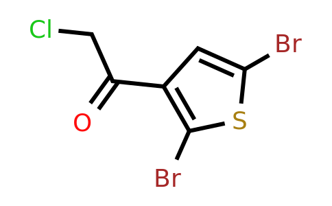2-chloro-1-(2,5-dibromothiophen-3-yl)ethan-1-one