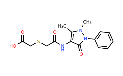 CAS 697741-80-3 | 2-({[(1,5-dimethyl-3-oxo-2-phenyl-2,3-dihydro-1H-pyrazol-4-yl)carbamoyl]methyl}sulfanyl)acetic acid