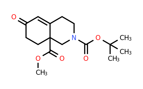 CAS 697798-87-1 | 2-tert-butyl 8a-methyl 6-oxo-1,2,3,4,6,7,8,8a-octahydroisoquinoline-2,8a-dicarboxylate