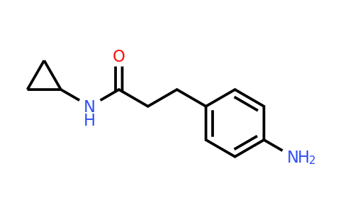 CAS 698992-37-9 | 3-(4-Aminophenyl)-N-cyclopropylpropanamide