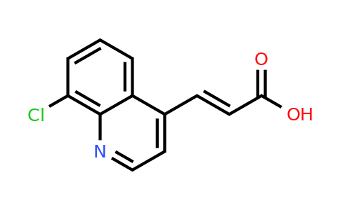 CAS 69976-08-5 | 3-(8-Chloroquinolin-4-yl)acrylic acid