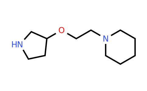 CAS 70001-70-6 | 1-(2-pyrrolidin-3-yloxyethyl)piperidine