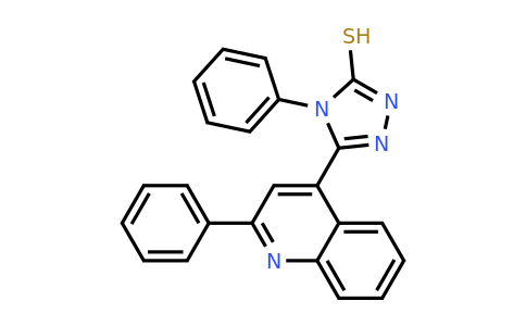 CAS 70059-80-2 | 4-phenyl-5-(2-phenylquinolin-4-yl)-4H-1,2,4-triazole-3-thiol
