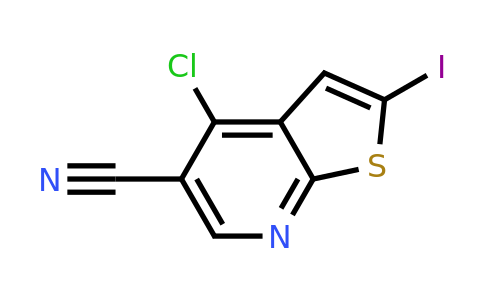 CAS 700844-18-4 | 4-Chloro-2-iodo-thieno[2,3-b]pyridine-5-carbonitrile