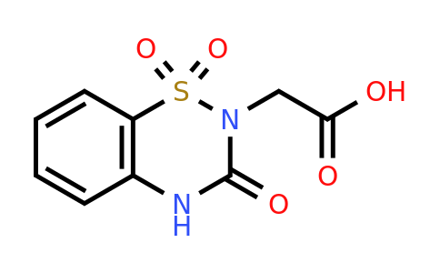 CAS 70089-60-0 | 2-(1,1,3-trioxo-3,4-dihydro-2H-1lambda6,2,4-benzothiadiazin-2-yl)acetic acid