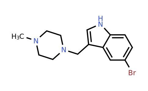 CAS 701205-13-2 | 3-((4-Methylpiperazin-1-yl)methyl)-5-bromo-1h-indole