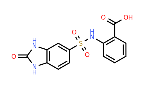 CAS 701275-61-8 | 2-(2-oxo-2,3-dihydro-1H-1,3-benzodiazole-5-sulfonamido)benzoic acid